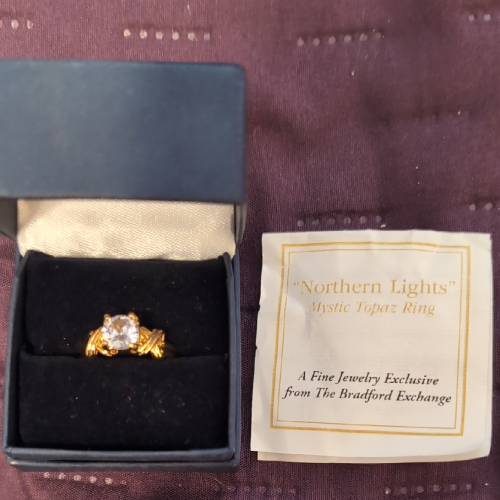 The Bradford Exchange Northern Lights Gold Ring
